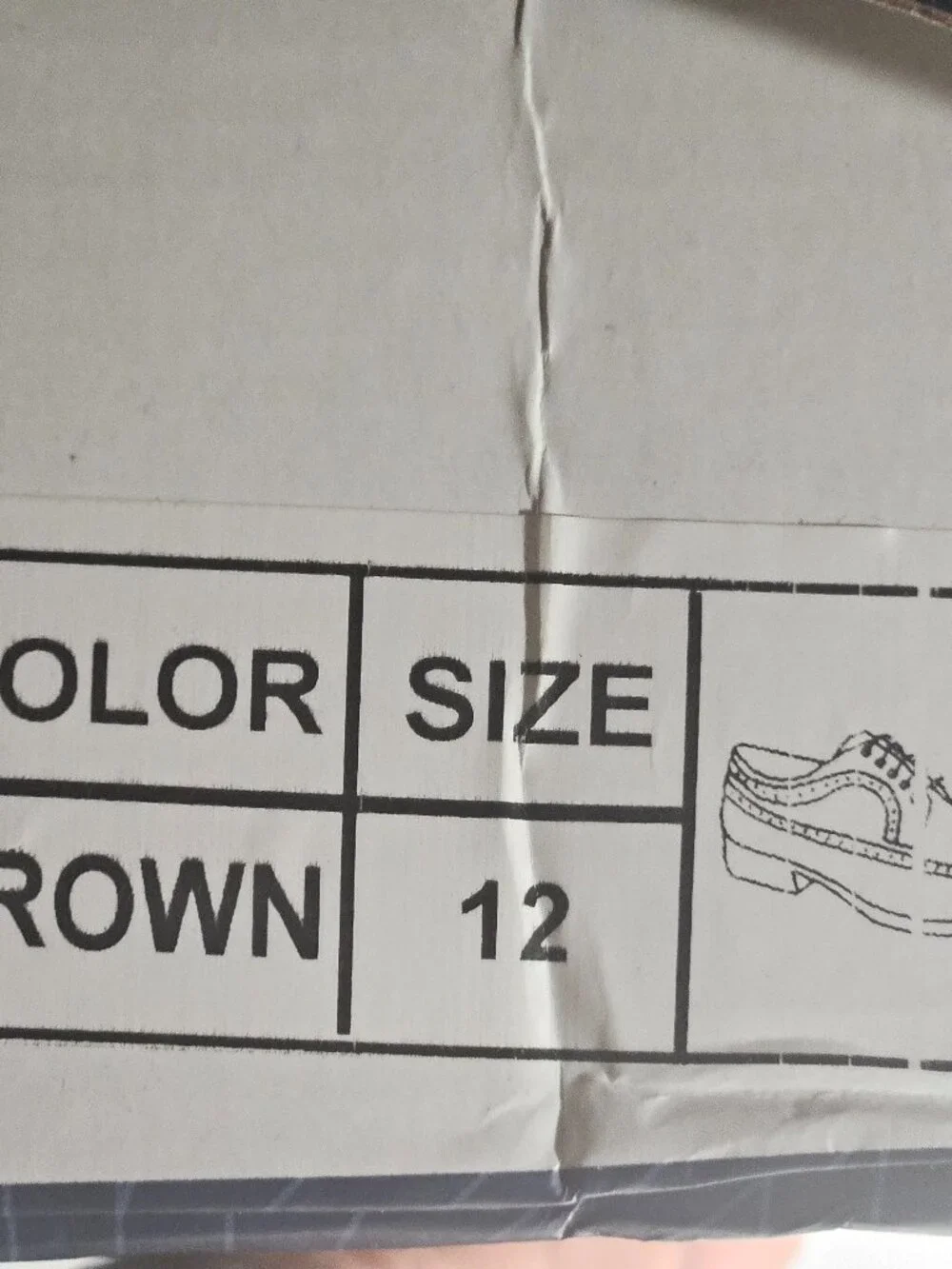 Gino Vitale 7901 Brogue Dress Shoes Brown Size 12 NWT